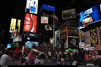 Photo by WestCoastSpirit | New York  neon, NYC, time square